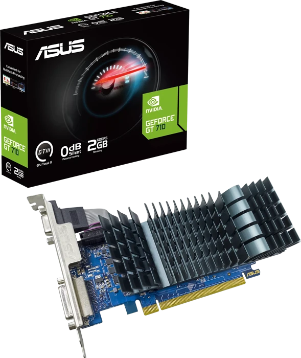 کارت گرافیک ASUS مدل GeForce GT710 SL 2GD5 BRK EVO