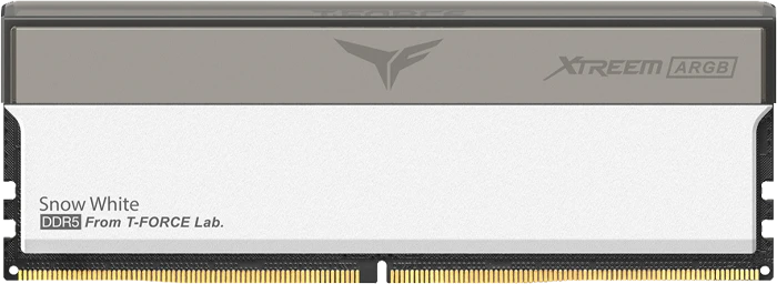 رم کامپیوتر 32 گیگابایت (16GB*2) TeamGroup مدل XTREEM ARGB DDR5 WHITE 6400MHz