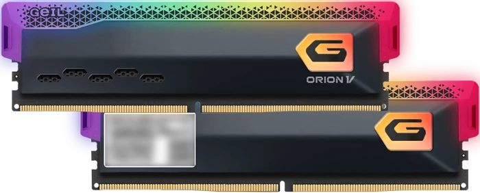 رم کامپیوتر 32 گیگابایت (16GB*2) Geil مدل ORION V RGB DDR5 4800MHz