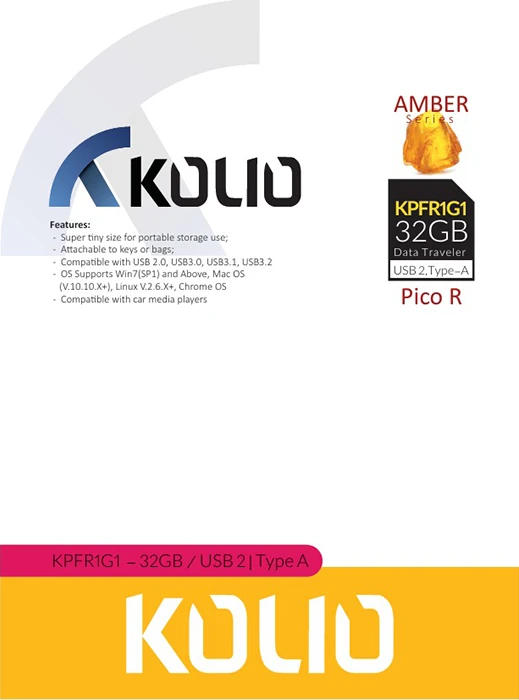 فلش مموری 32 گیگابایت Kolio مدل KPFR1G1