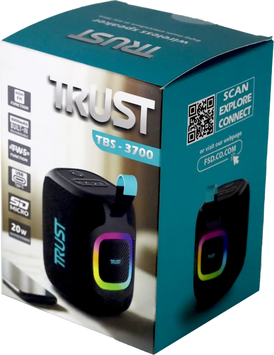 اسپیکر قابل حمل TRUST مدل TBS-3700