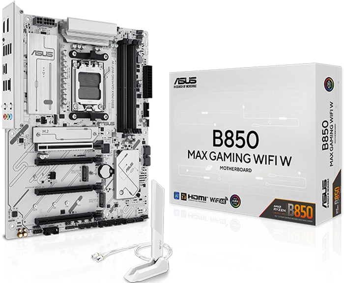 مادربرد ASUS مدل B850 MAX GAMING WIFI W