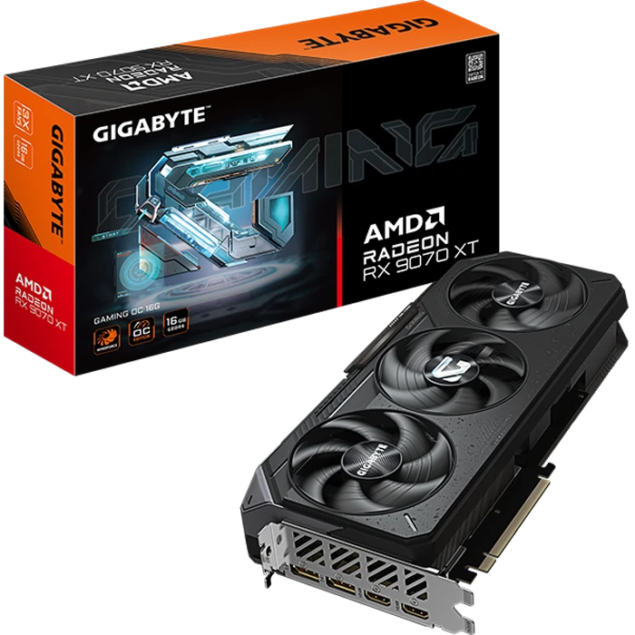 کارت گرافیک Gigabyte مدل Radeon RX 9070 XT GAMING OC 16G
