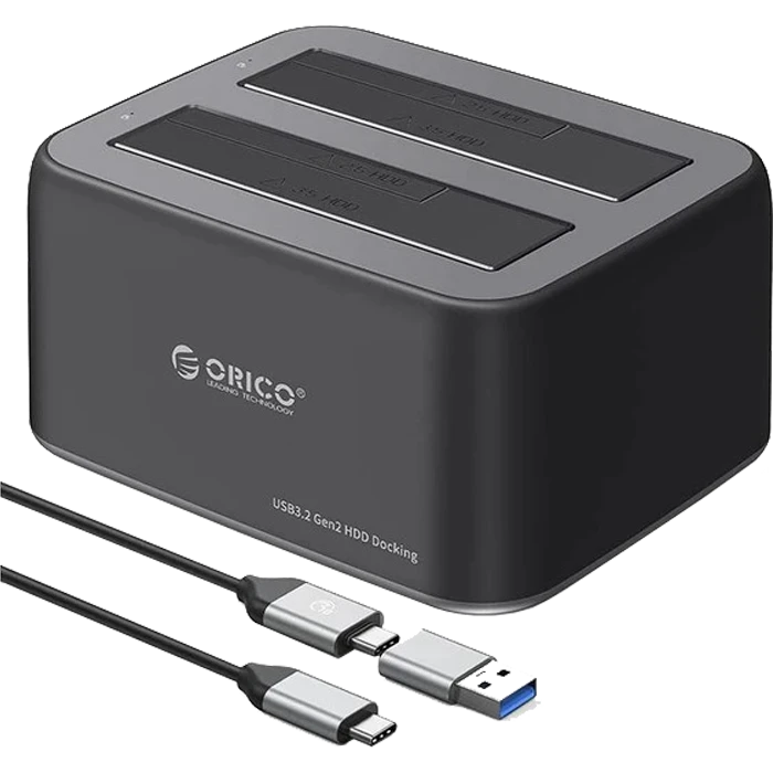 داک هارد 2.5 و 3.5 اينچی دو اسلات Orico مدل 6829C3
