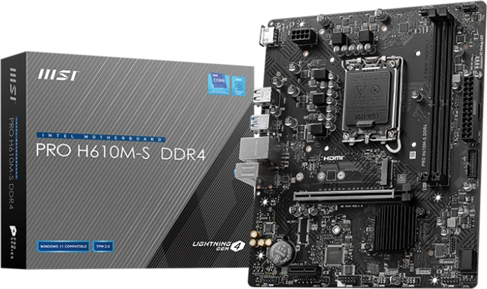 مادربرد MSI مدل PRO H610M-S DDR4
