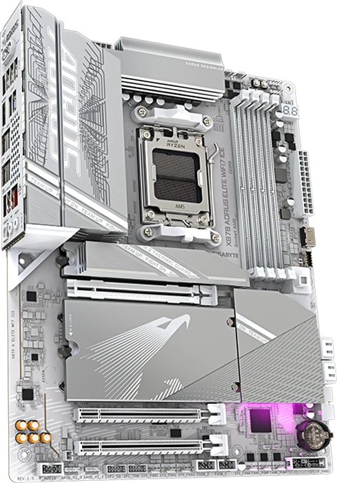 مادربرد Gigabyte مدل X870 AORUS ELITE WIFI7 ICE