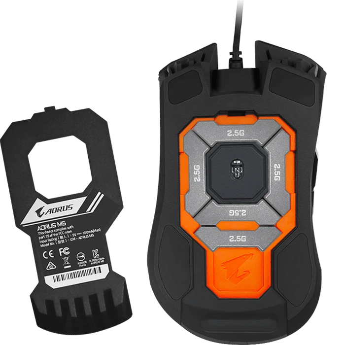 موس سیمی گیمینگ Gigabyte مدل AORUS M5