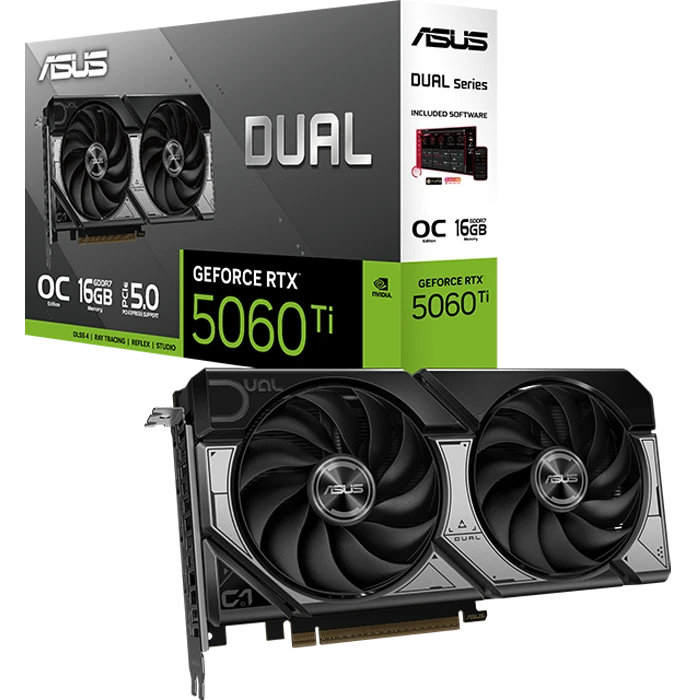 کارت گرافیک ASUS مدل Dual GeForce RTX5060 Ti 16GB GDDR7 OC Edition