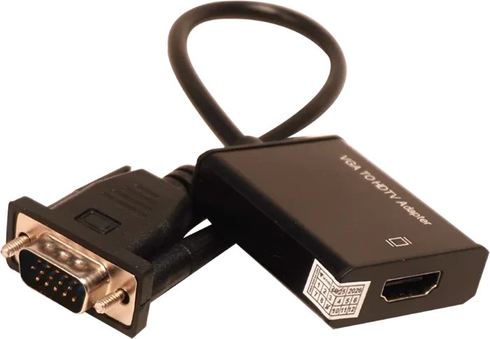 تبدیل VGA به HDMI با کابل صدا وی نت