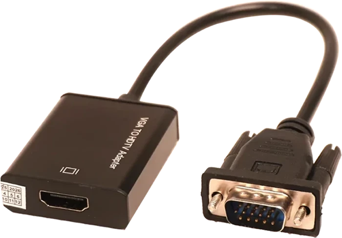 تبدیل VGA به HDMI با کابل صدا وی نت