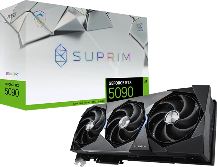 کارت گرافیک MSI مدل GeForce RTX 5090 32G SUPRIM SOC
