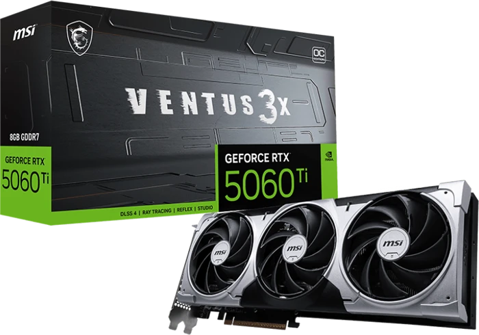 کارت گرافیک MSI مدل GeForce RTX 5060 Ti 8G VENTUS 3X OC