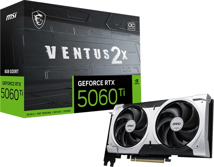 کارت گرافیک MSI مدل GeForce RTX 5060 Ti 8G VENTUS 2X OC PLUS