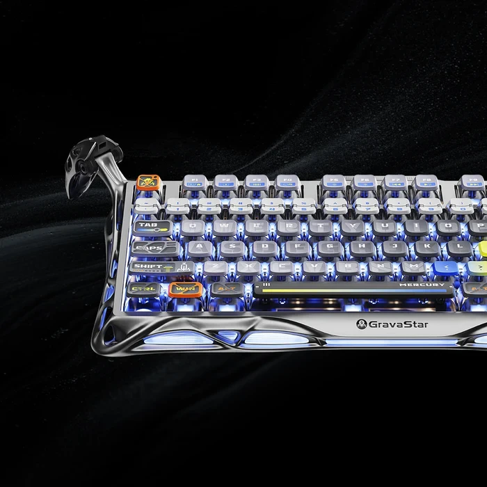 کیبورد مکانیکال گیمینگ Gravastar مدل Mercury K1 Pro 