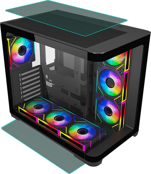 کیس گیمینگ Awest مدل GT-AQ18-MB