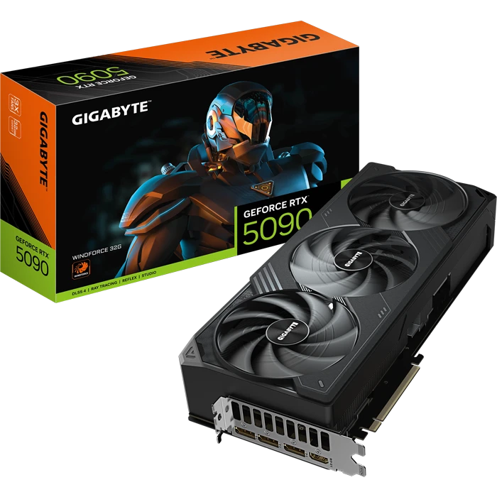 کارت گرافیک Gigabyte مدل GeForce RTX 5090 WINDFORCE 32G GDDR7
