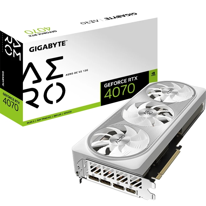 کارت گرافیک Gigabyte مدل GeForce RTX 4070 AERO OC V2 12G GDDR6X