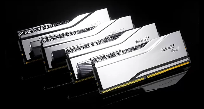 رم کامپیوتر 32 گیگابایت (2*16GB) G.SKILL مدل TRIDENT Z5 ROYAL 7200Mhz DDR5 CL34