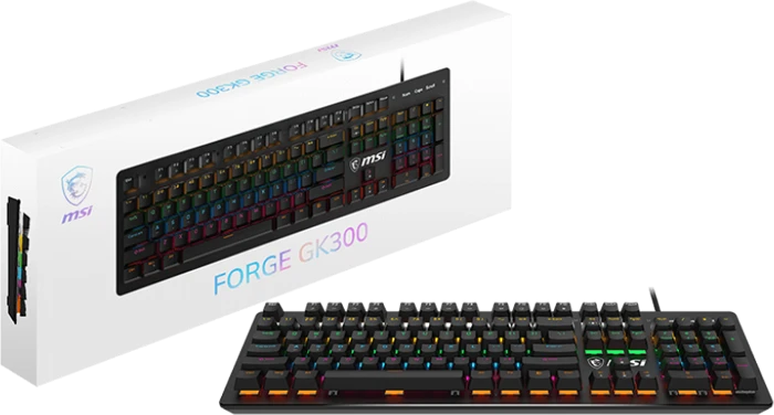 کیبورد سیمی MSI مدل FORGE GK300