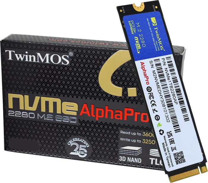 حافظه SSD اینترنال 2 ترابایت TWINMOS مدل ALPHAPRO