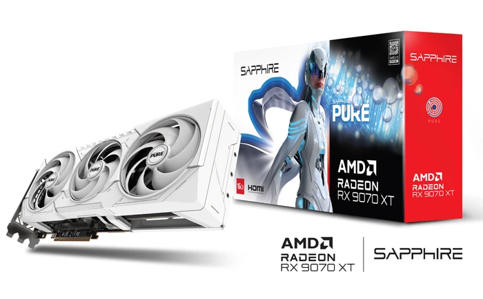 کارت گرافیک SAPPHIRE مدل PURE RADEON RX 9070 XT OC 16GB