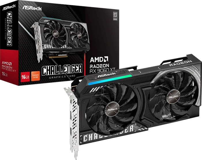 کارت گرافیک ASRock مدل Radeon RX 9060 XT Challenger 16GB