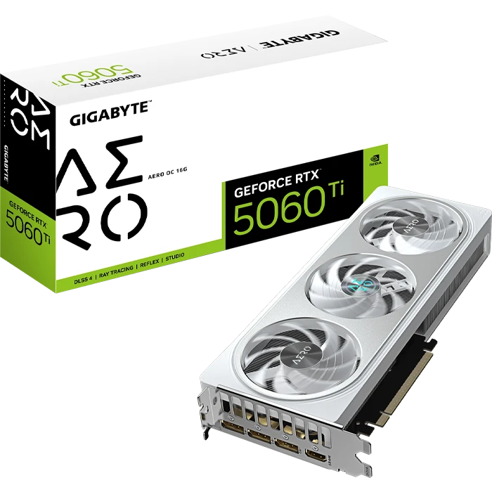 کارت گرافیک GIGABYTE مدل GeForce RTX 5060 Ti AERO OC 16G