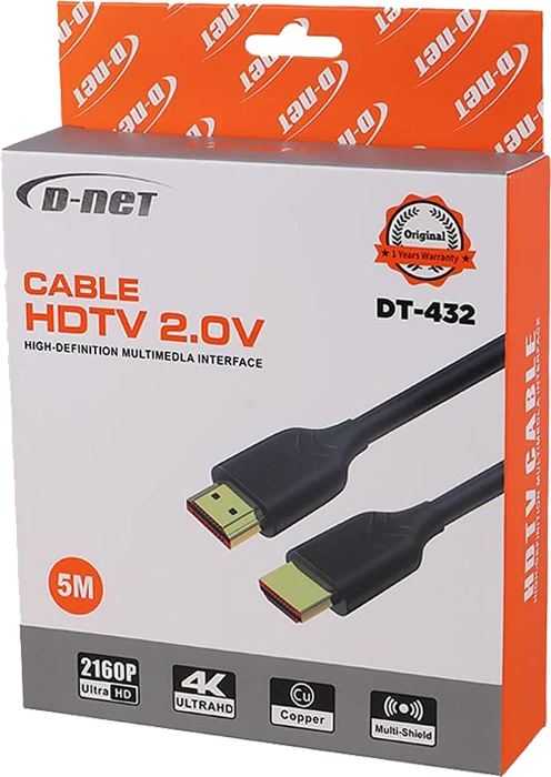 کابل 5 متری HDMI برند دی نت مدل DT-432