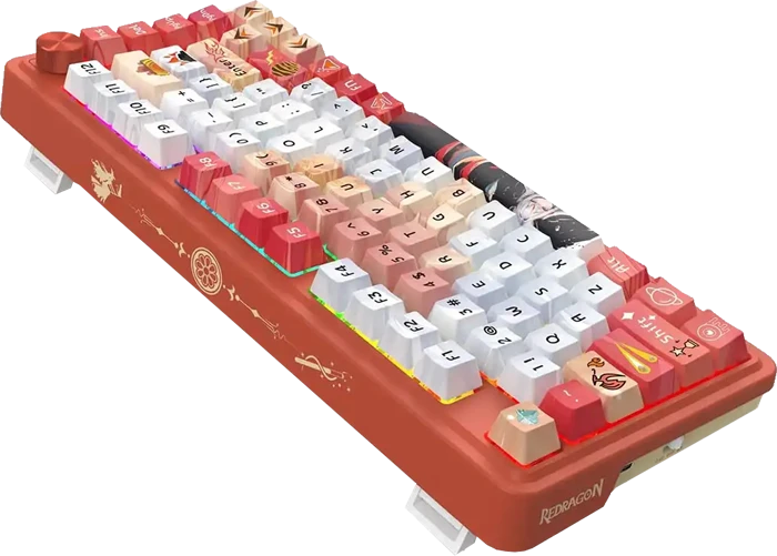 کیبورد مکانیکال گیمینگ بی سیم Redragon مدل Geb K673 AK PRO