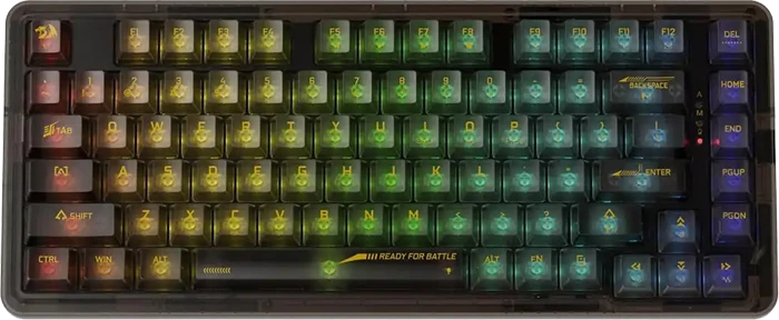 کیبورد مکانیکال گیمینگ بی سیم Redragon مدل ELF PRO K649