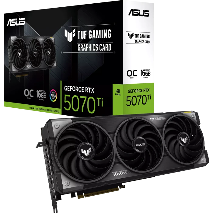 کارت گرافیک Asus مدل TUF Gaming GeForce RTX 5070 Ti 16GB GDDR7 OC Edition