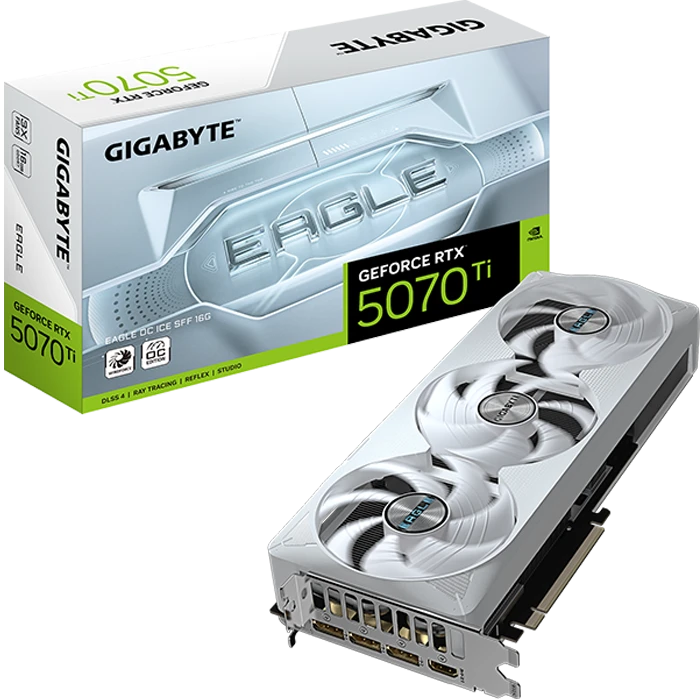 کارت گرافیک GIGABYTE مدل GeForce RTX 5070 Ti EAGLE OC ICE SFF 16G