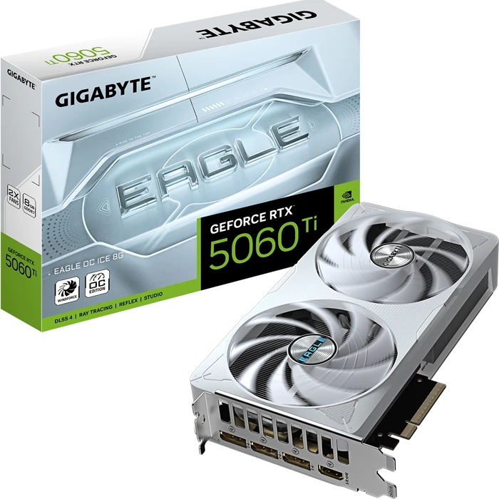 کارت گرافیک GIGABYTE مدل GeForce RTX 5060 Ti EAGLE OC ICE 8G