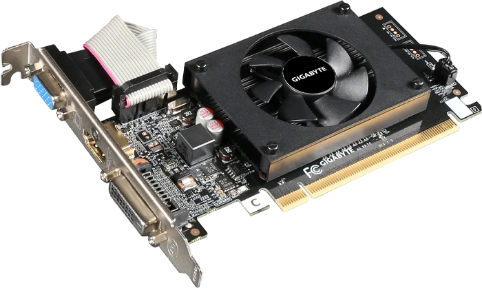 کارت گرافیک GIGABYTE مدل GeForce GT 710 Low Profile 2G