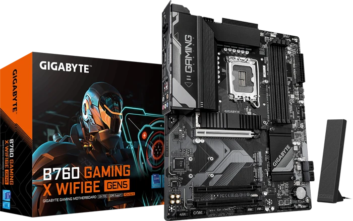مادربرد GIGABYTE مدل B760 GAMING X WIFI6E GEN5 DDR5