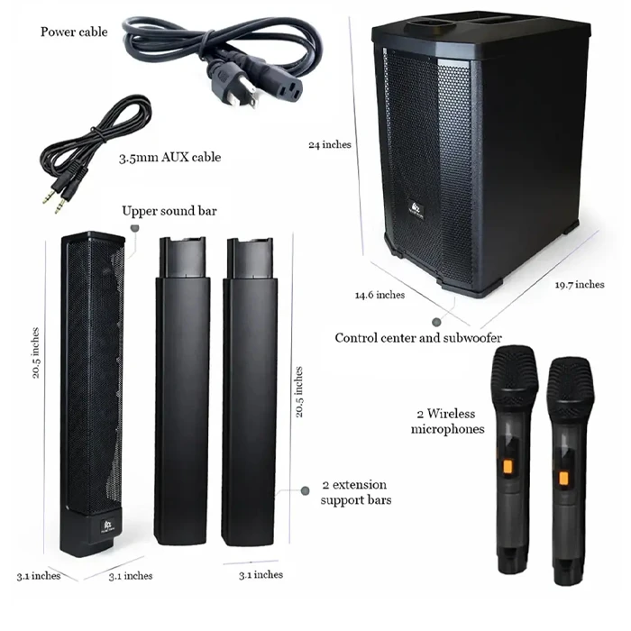 اسپیکر قابل حمل Tazata مدل PARTY FS-T900