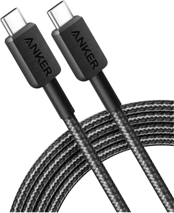 کابل شارژر 1.8 متری USB-C به USB-C انکر مدل A81D6H با توان 240 وات