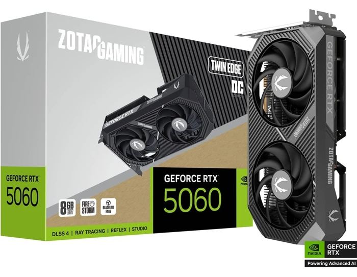 کارت گرافیک گیمینگ ZOTAC مدل GAMING GeForce RTX 5060 Twin Edge OC