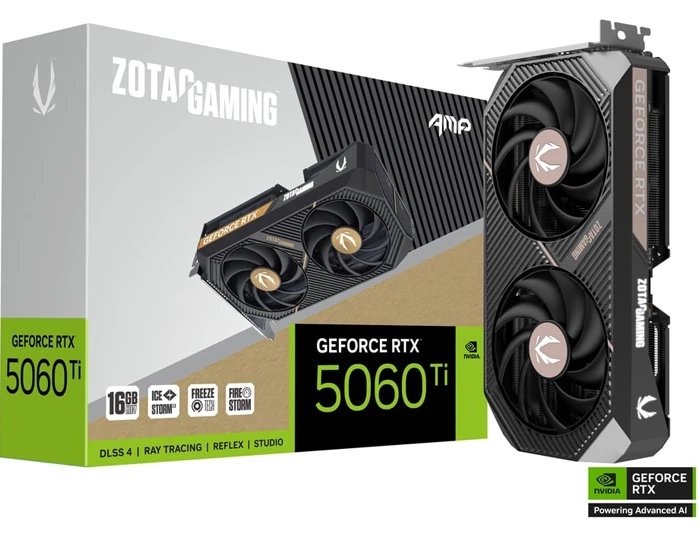 کارت گرافیک گیمینگ ZOTAC مدل GAMING GeForce RTX 5060 Ti 16GB AMP