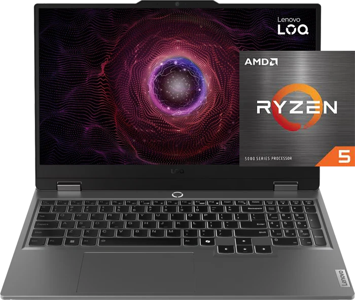 لپ تاپ گیمینگ 15.6 اینچ Lenovo مدل LOQ 15ARP9 83JC00HNIN (Ryzen 5 7235HS-12GB DDR5-512GB SSD-RTX3050A-FHD-Backlit)