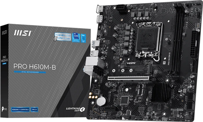 مادربرد  MSI مدل PRO H610M-B DDR5