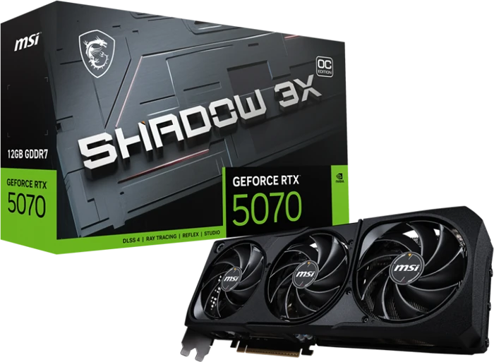 کارت گرافیک MSI مدل GeForce RTX 5070 12G SHADOW 3X OC
