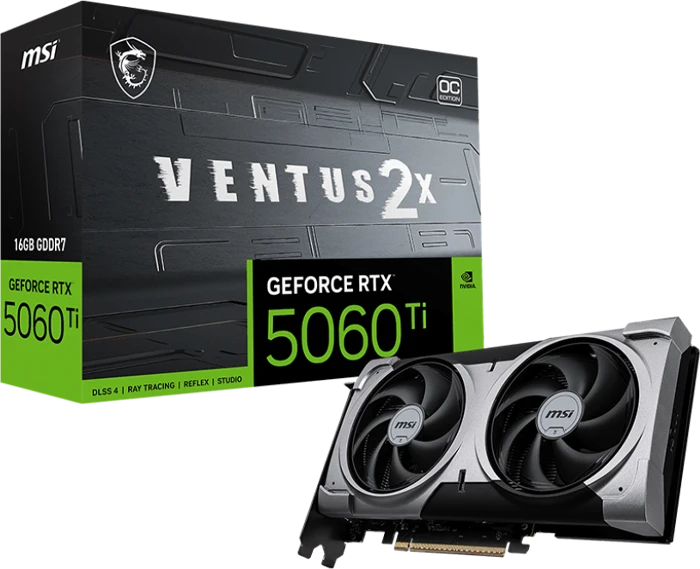 کارت گرافیک MSI مدل GeForce RTX 5060 Ti 16G VENTUS 2X OC PLUS
