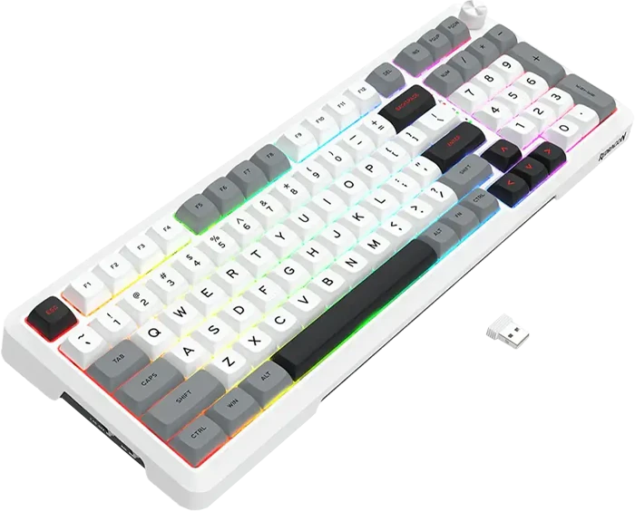 کیبورد مکانیکال گیمینگ بی سیم Redragon مدل BRAGI K688 WGL PRO