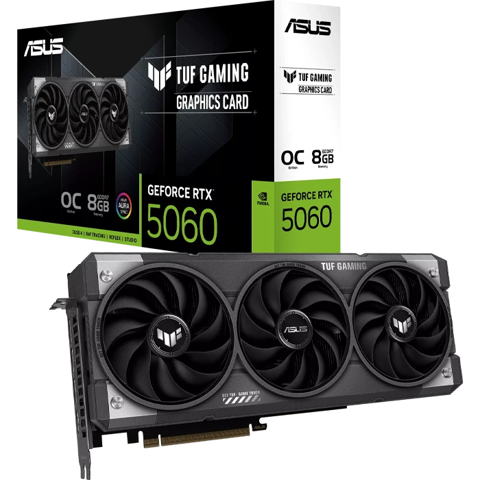کارت گرافیک Asus مدل TUF Gaming GeForce RTX 5060 8GB GDDR7 OC Edition