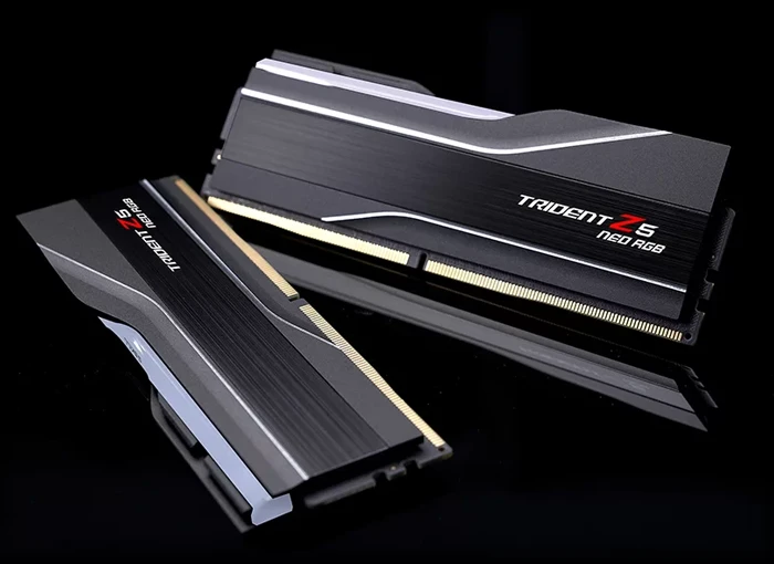 رم کامپیوتر 64 گیگابایت (32GB*2) G.SKILL مدل Trident Z5 Neo RGB DDR5 6000MHz CL30