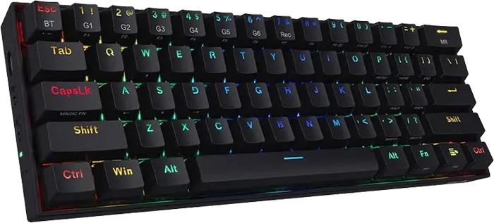 کیبورد مکانیکال گیمینگ بی سیم Redragon مدل Draconic Elite K530RGB-PRO با سوییچ آبی
