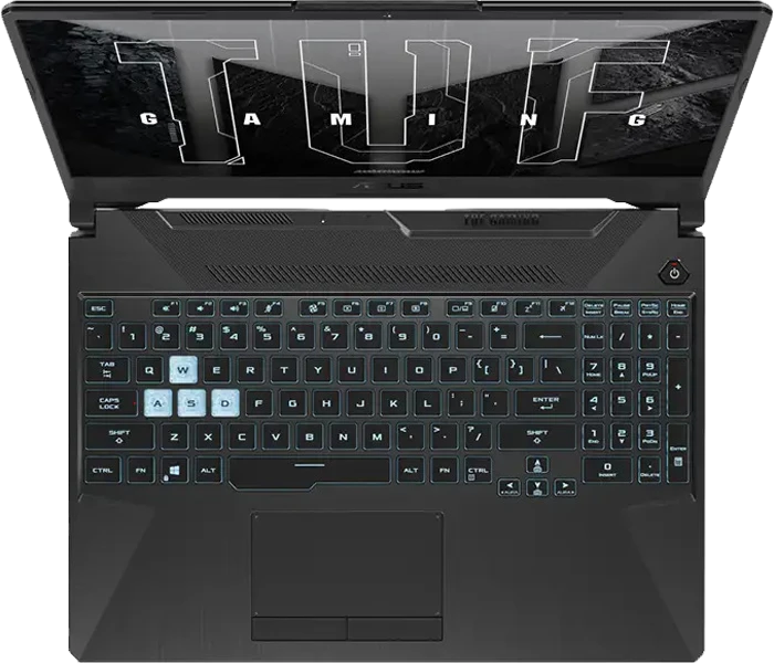 لپ تاپ گیمینگ 15.6 اینچ Asus مدل TUF FA506NCG-HN191 (R7 745SHS-16GB-512GB SSD-RTX 3050-FHD-Backlit)