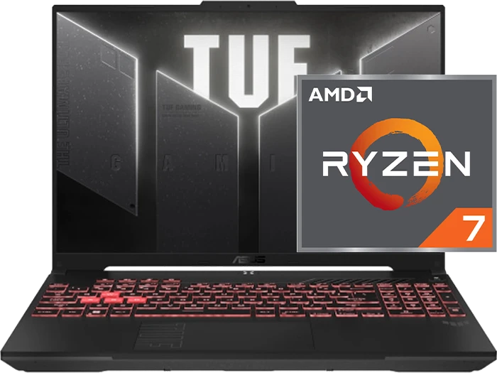 لپ تاپ گیمینگ 16 اینچ ASUS مدل TUF A16 FA607NUG-WH73 (R7 7445HS-16GB-512GB SSD-RTX 4050-FHD+-Backlit)