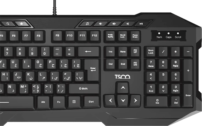 کیبورد سیمی TSCO مدل TK 8042